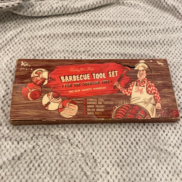 Vintage Washington forge barbecue tool set - Picture 1 of 7